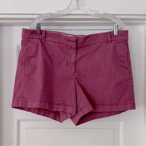 J. Crew dusty pink chino shorts. Hint of stretch. Side/back pockets.